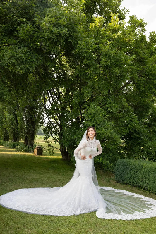 Most memorable wedding of 2025 Lauren Sanchez and Jeff Bezos and her beautiful wedding dress - violetta-bridal