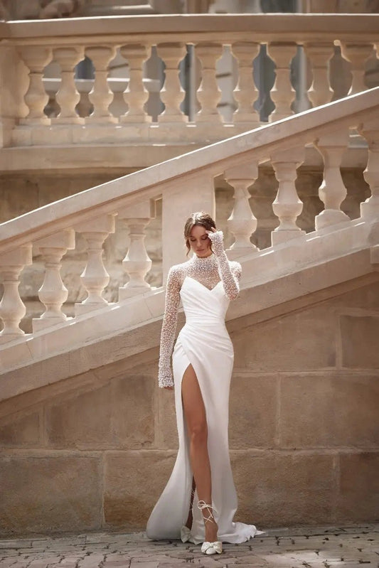 Amirante Wedding Dress Elegant Bridal Gown for Brides - violetta - bridal