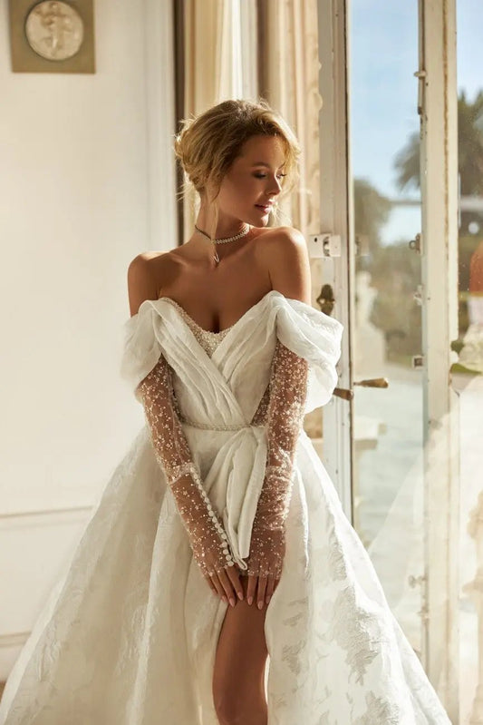 Annabelle All Day Comfort Wedding Dress For Reception - violetta - bridal
