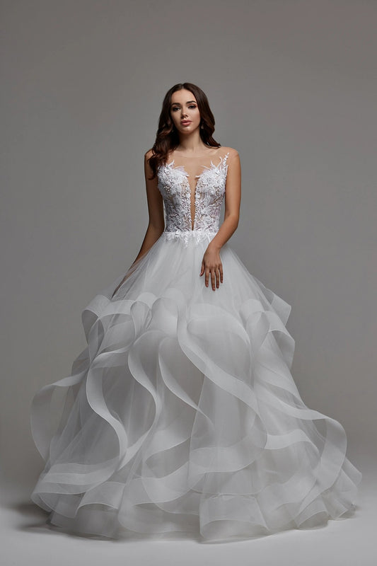 Debby wedding dress for Comfort and Confidence - violetta - bridal