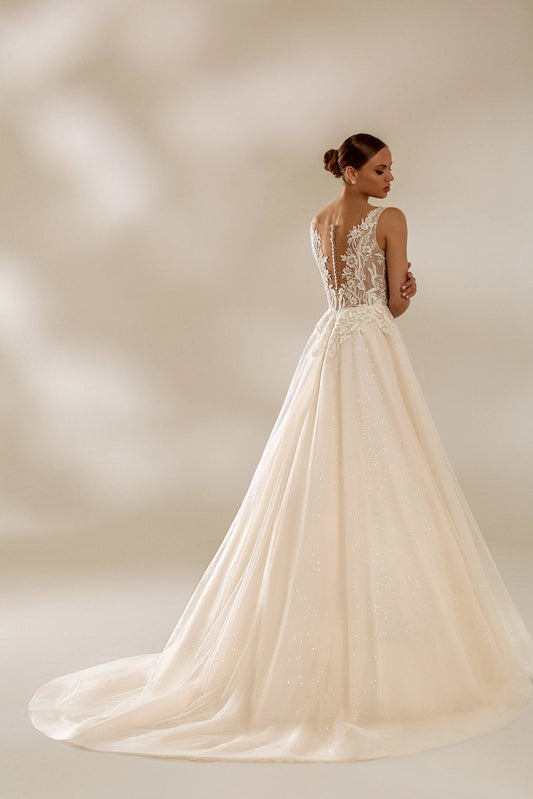 Dolores Affordable elegant wedding dress - violetta - bridal