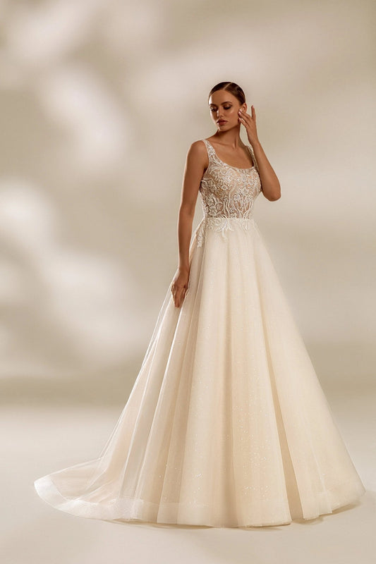 Dolores Affordable elegant wedding dress - violetta - bridal