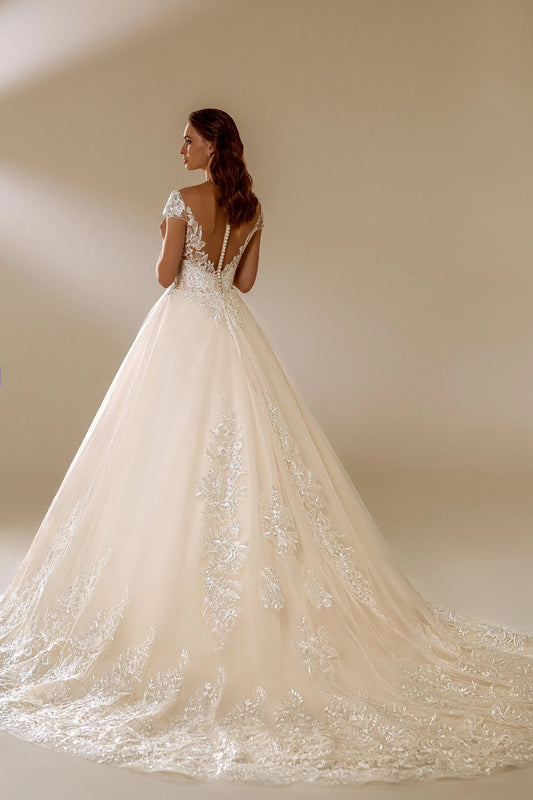 Elegant wedding dress Esmeralda - violetta - bridal