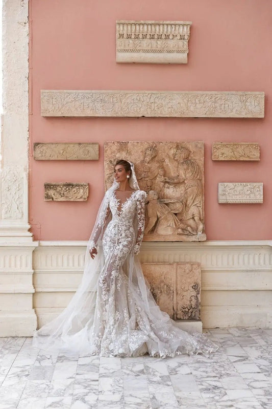 Emma elegant wedding dress - violetta - bridal