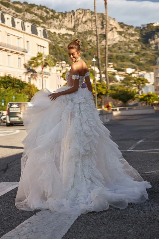 Erin fitted silhouette bridal dress - violetta - bridal