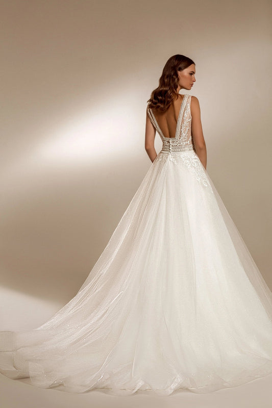 Loran wedding dress unforgetable celebration of beauty and grace - violetta - bridal