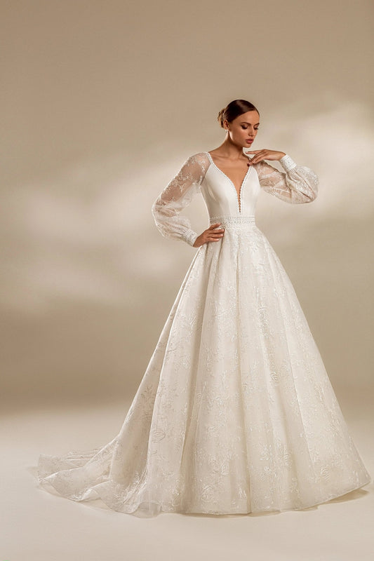 Mirelle comfortable elegant wedding dress - violetta - bridal