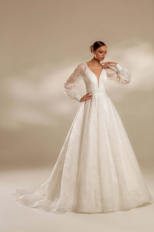 Mirelle comfortable elegant wedding dress - violetta - bridal