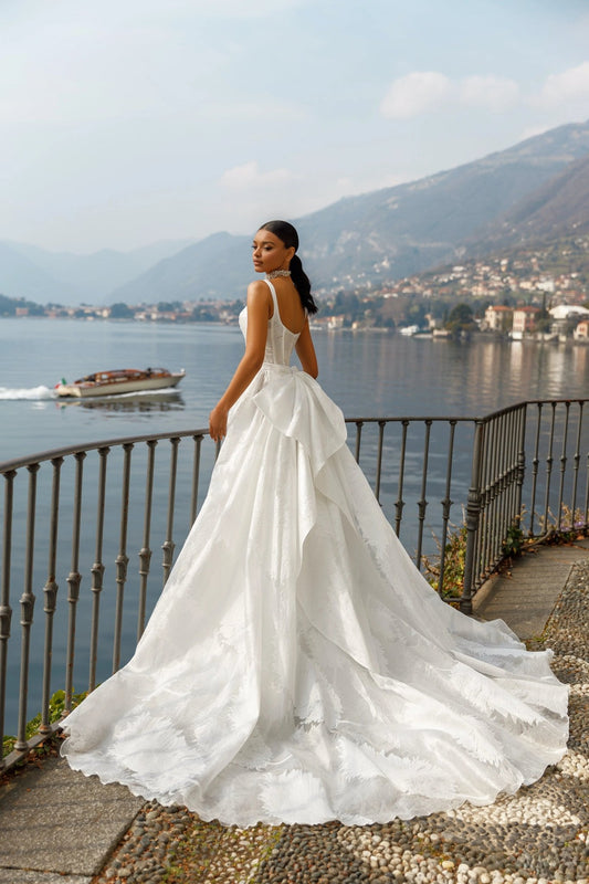 Nicoline A - line wedding dress lace - violetta - bridal