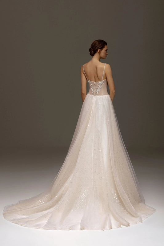 Adissele affordable elegant bridal dress with modern sophistication - violetta - bridal