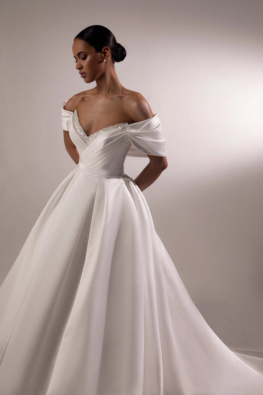 Adriana elegant wedding dress - violetta - bridal