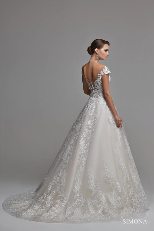 Affordable wedding dress Simona - violetta - bridal