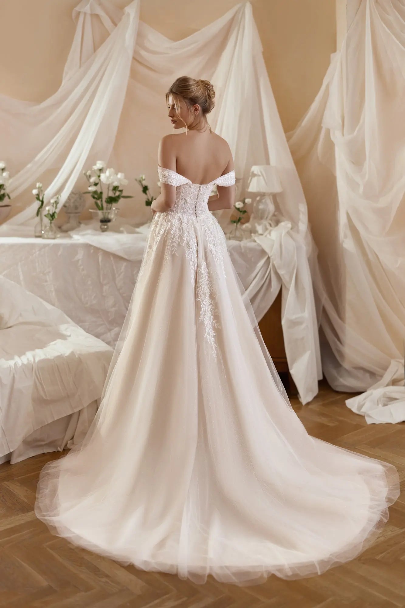 Alicia Wedding Dress Timeless Elegance Affordable Style - violetta - bridal