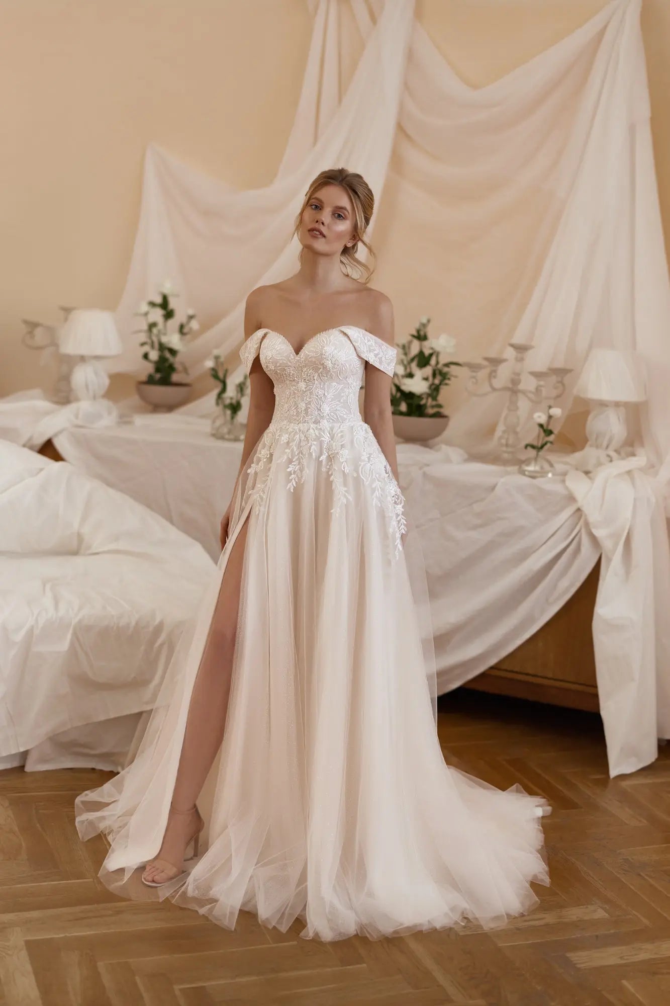 Alicia Wedding Dress Timeless Elegance Affordable Style - violetta - bridal