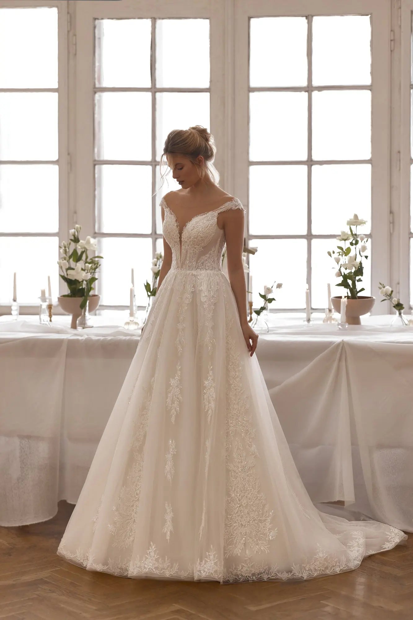 Amandine Wedding Dress Timeless Elegance With Modern Style - violetta - bridal