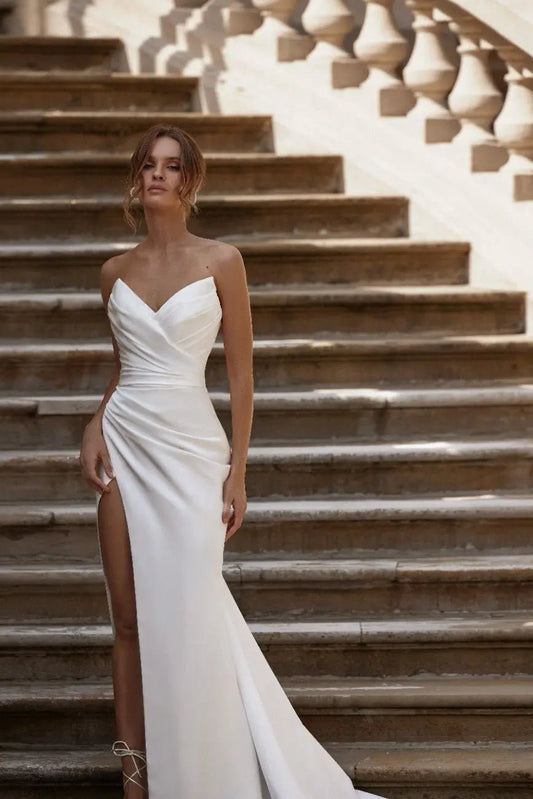 Amirante Wedding Dress Elegant Bridal Gown for Brides - violetta - bridal