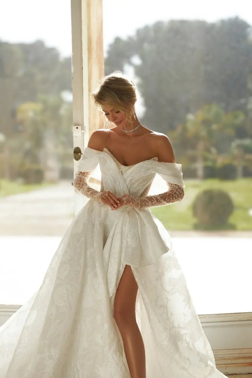 Annabelle All Day Comfort Wedding Dress For Reception - violetta - bridal
