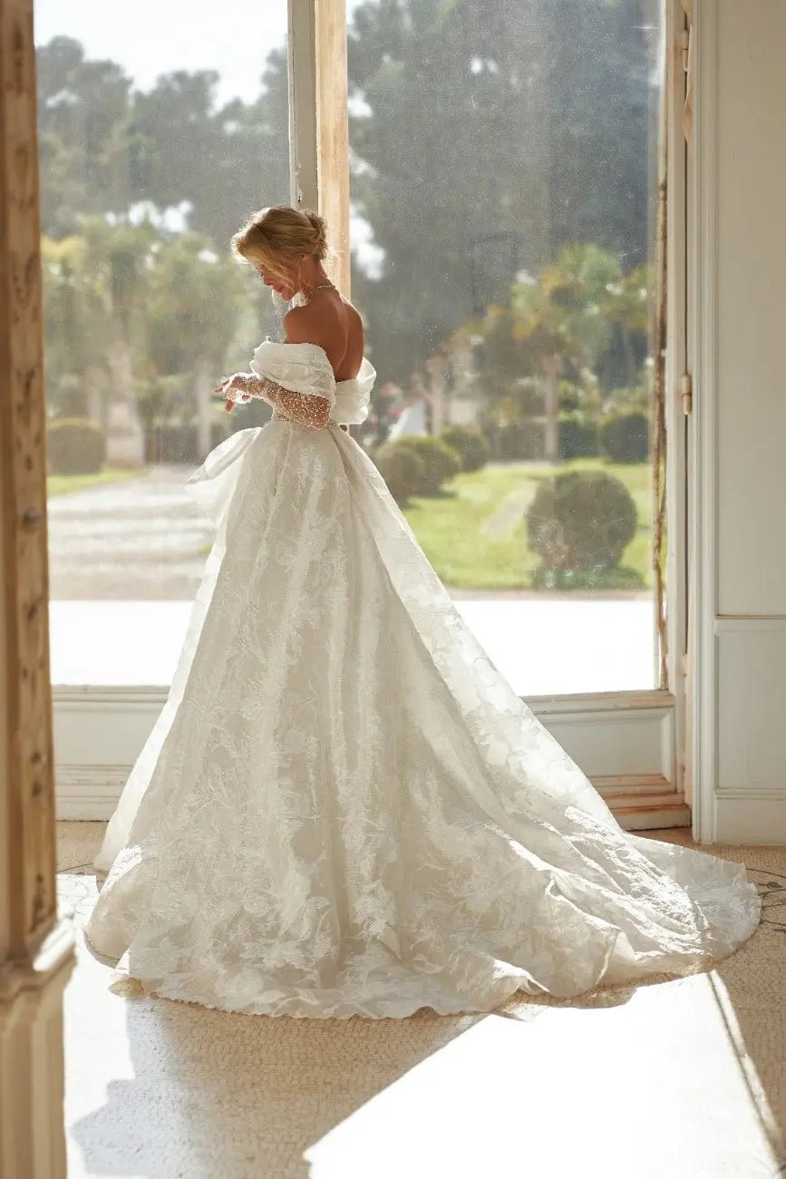 Annabelle All Day Comfort Wedding Dress For Reception - violetta - bridal