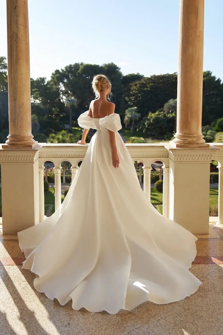 Brenda Wedding Dress Elegance With Comfort For Your Day - violetta - bridal