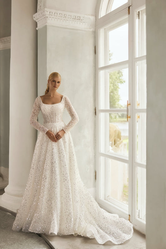 Brielle radiant elegance wedding gown - violetta - bridal