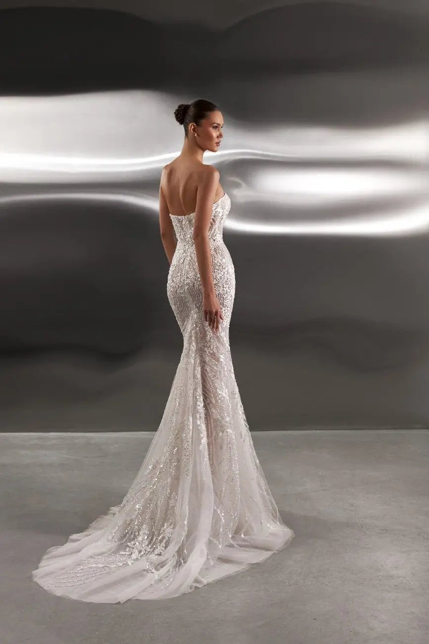 Cheril Fitted Transformer Dress With Detachable Overskirt - violetta - bridal