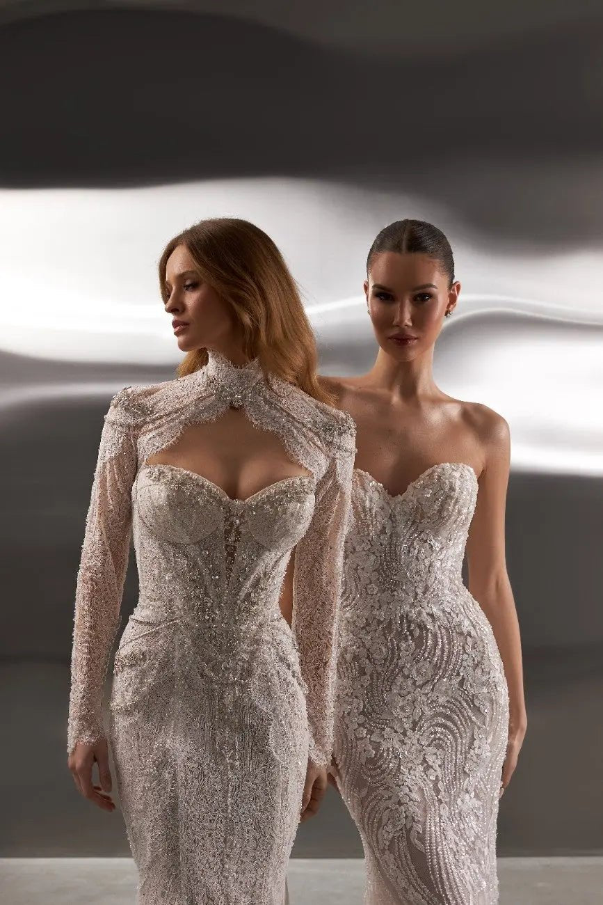 Cheril Fitted Transformer Dress With Detachable Overskirt - violetta - bridal