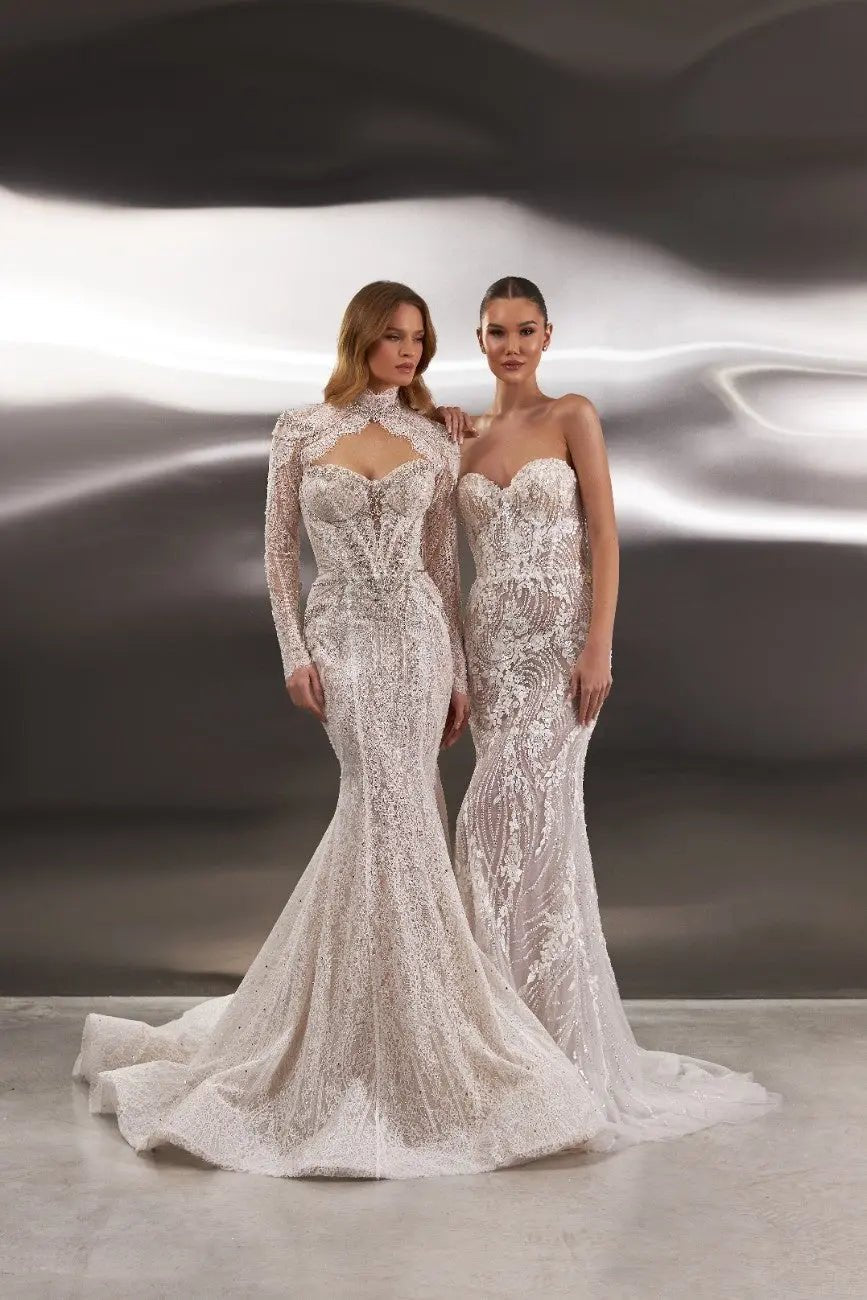 Cheril Fitted Transformer Dress With Detachable Overskirt - violetta - bridal