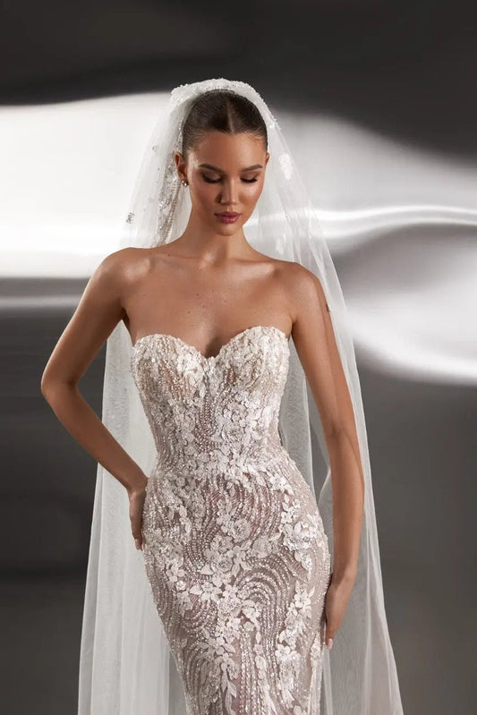 Cheril Fitted Transformer Dress With Detachable Overskirt - violetta - bridal