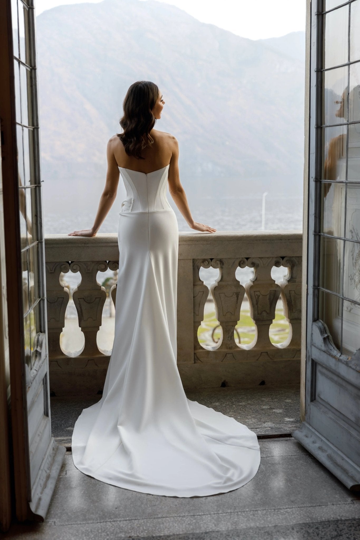 Cindy stretch satin wedding dress - violetta - bridal