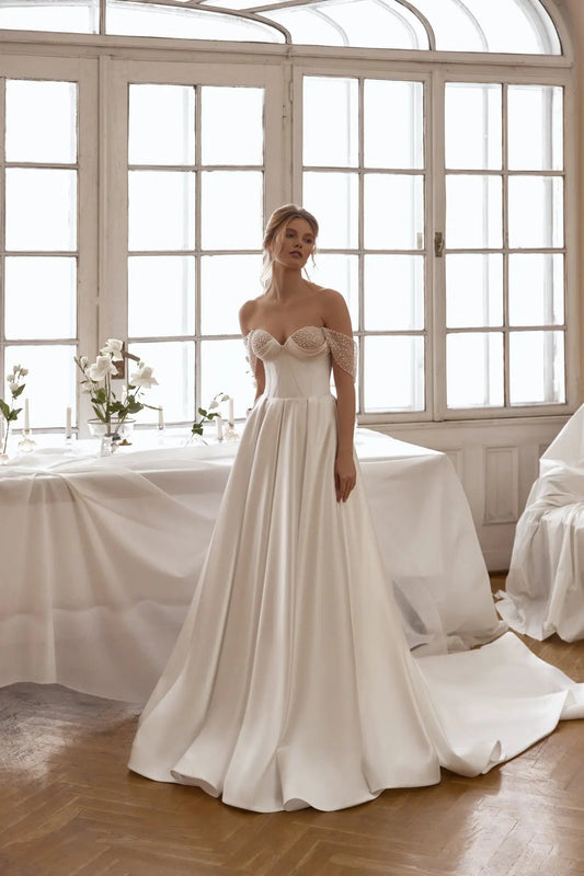 Cler wedding dress timeless elegance - violetta - bridal