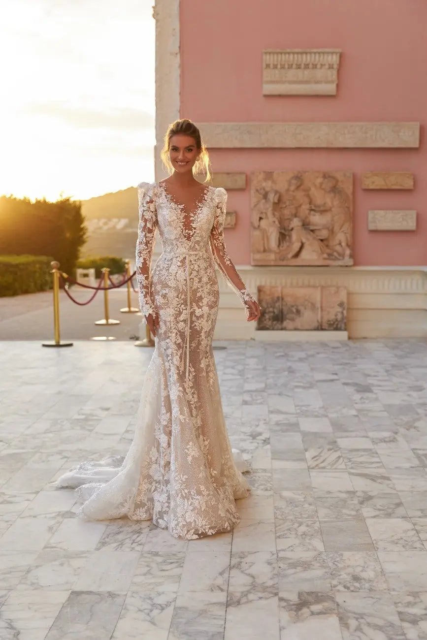 Emma elegant wedding dress - violetta - bridal