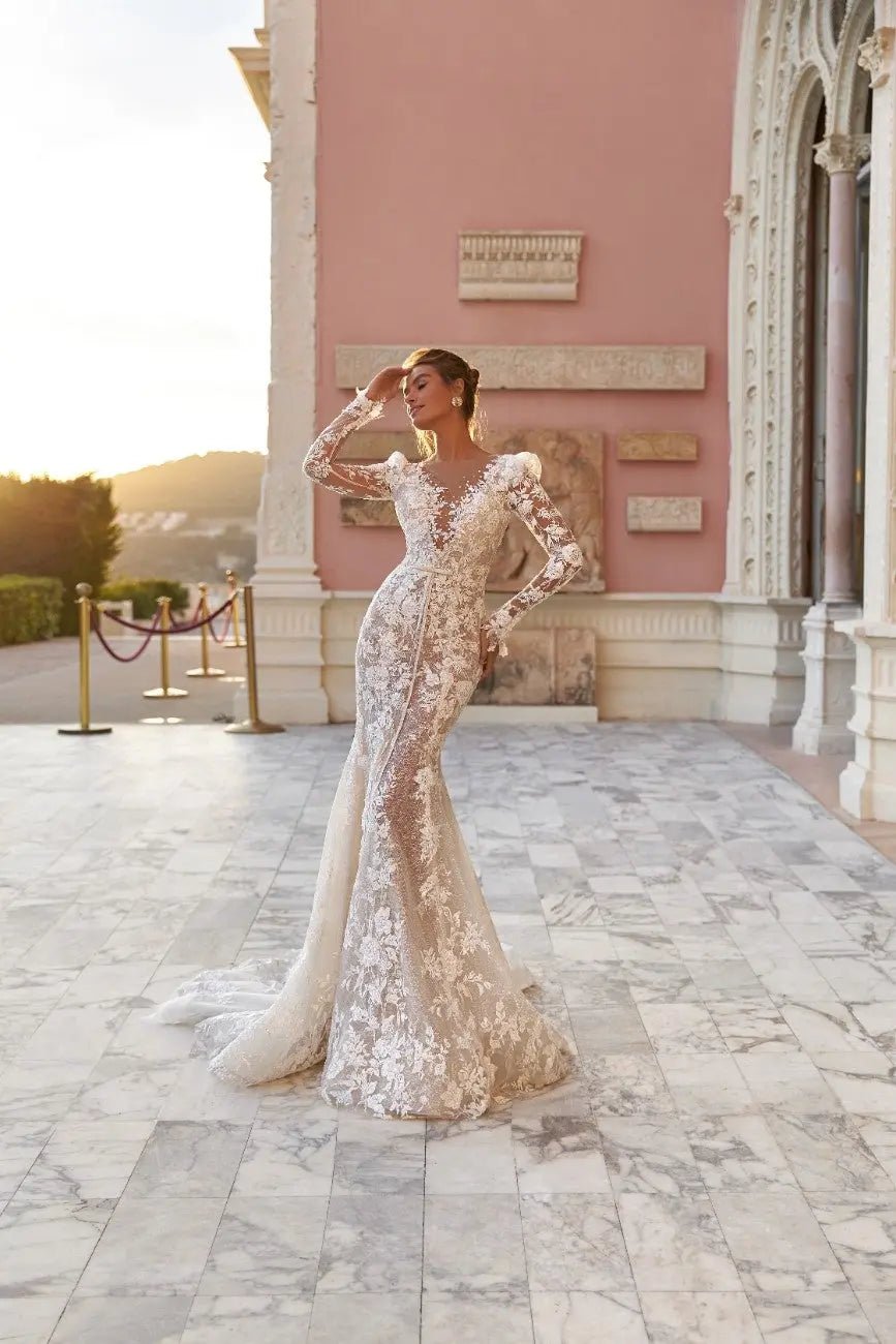 Emma elegant wedding dress - violetta - bridal