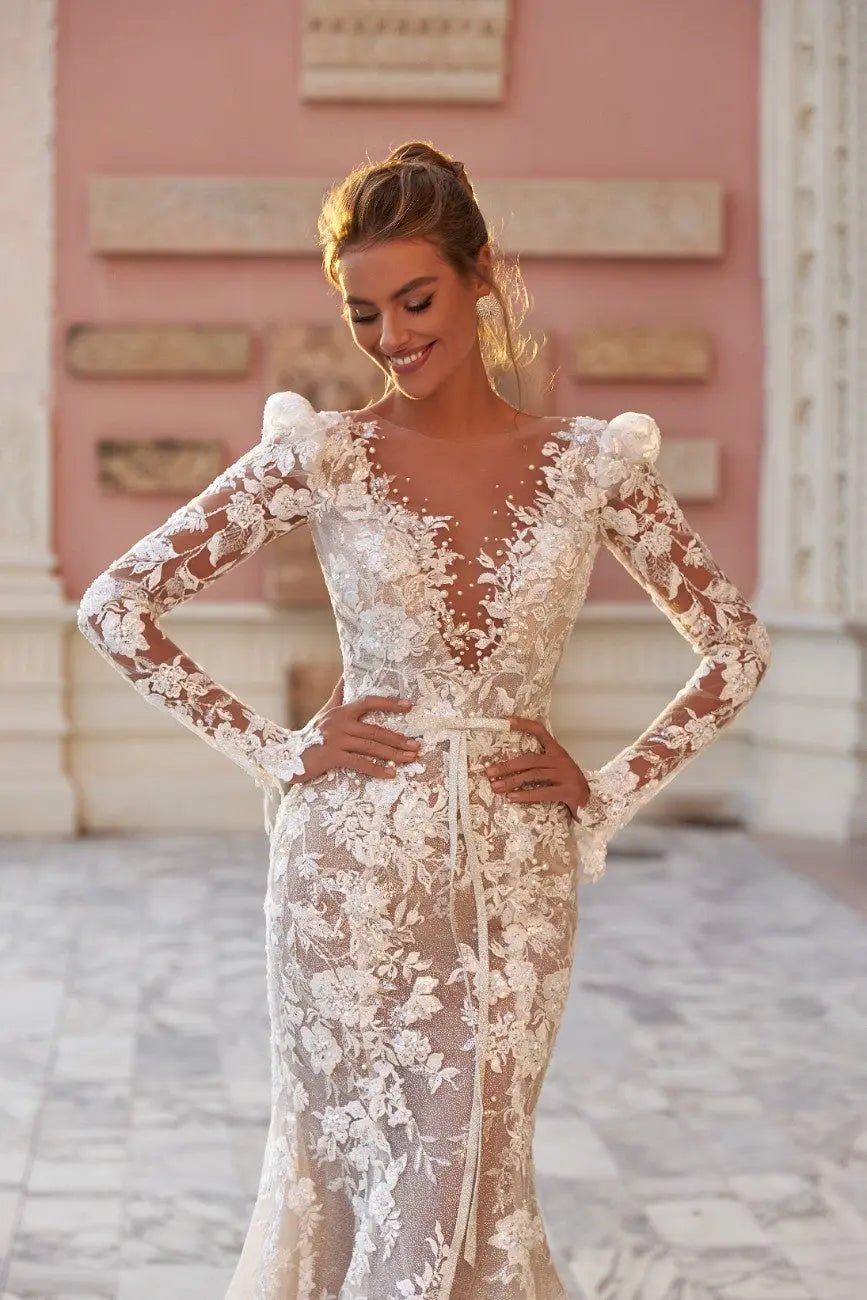 Emma elegant wedding dress - violetta - bridal