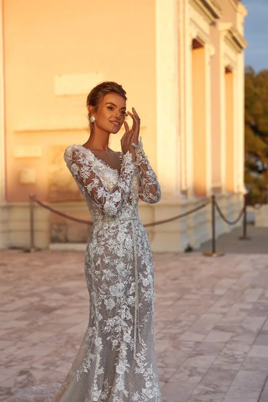 Emma elegant wedding dress - violetta - bridal