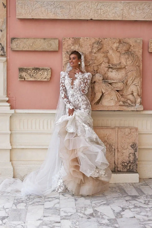 Emma elegant wedding dress - violetta - bridal