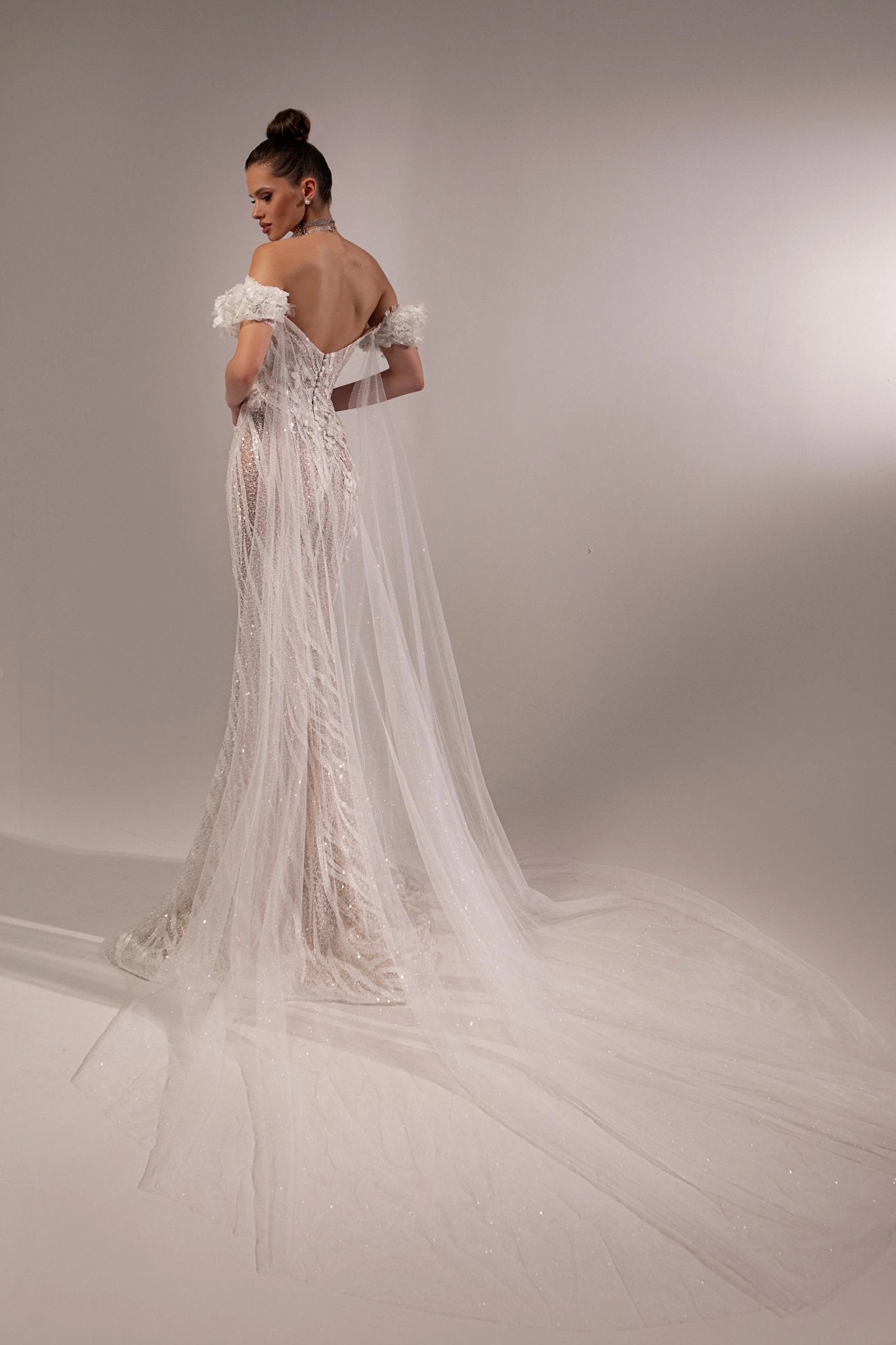 Eva elegant and exclusive wedding dress - violetta-bridal