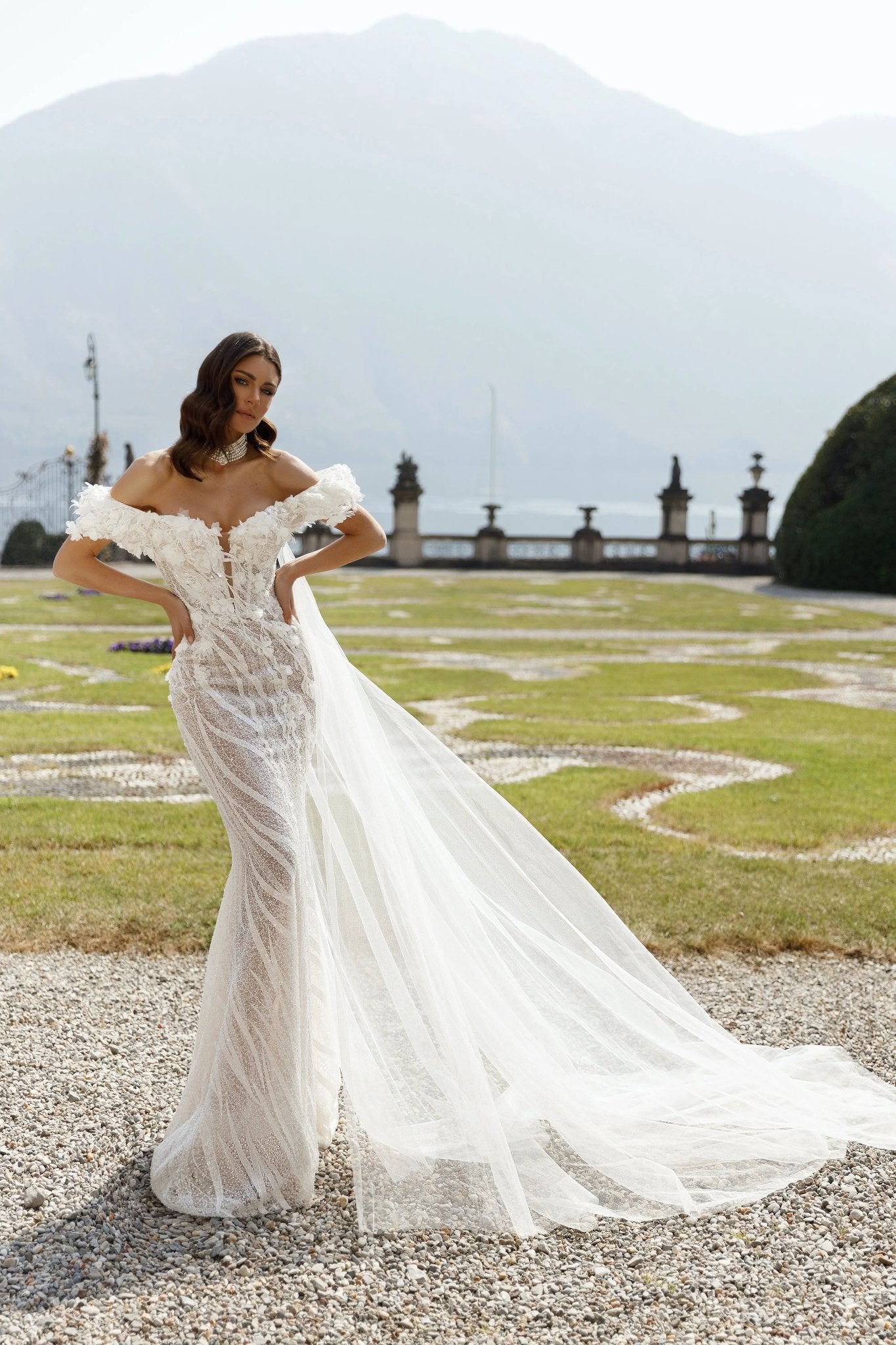 Eva elegant and exclusive wedding dress - violetta-bridal