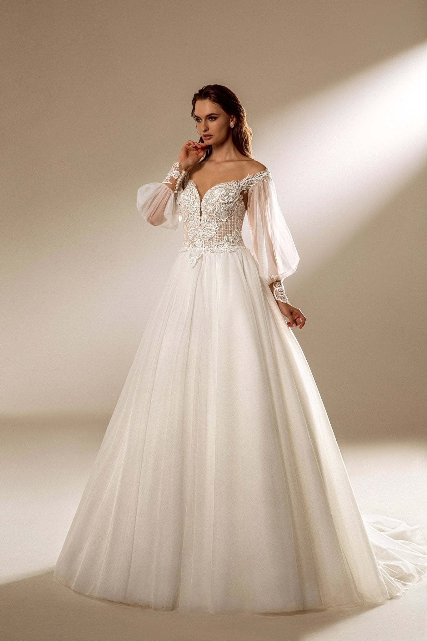 Eva wedding dress flawless blend of beauty and sophistication - violetta - bridal