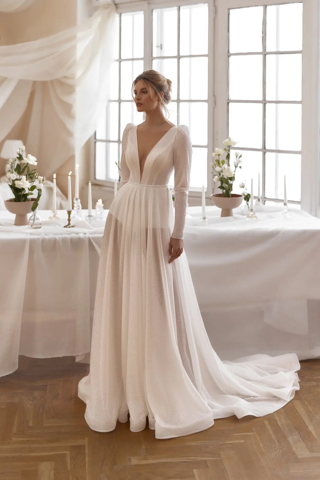 Fiona exquisite full lace wedding gown - violetta - bridal