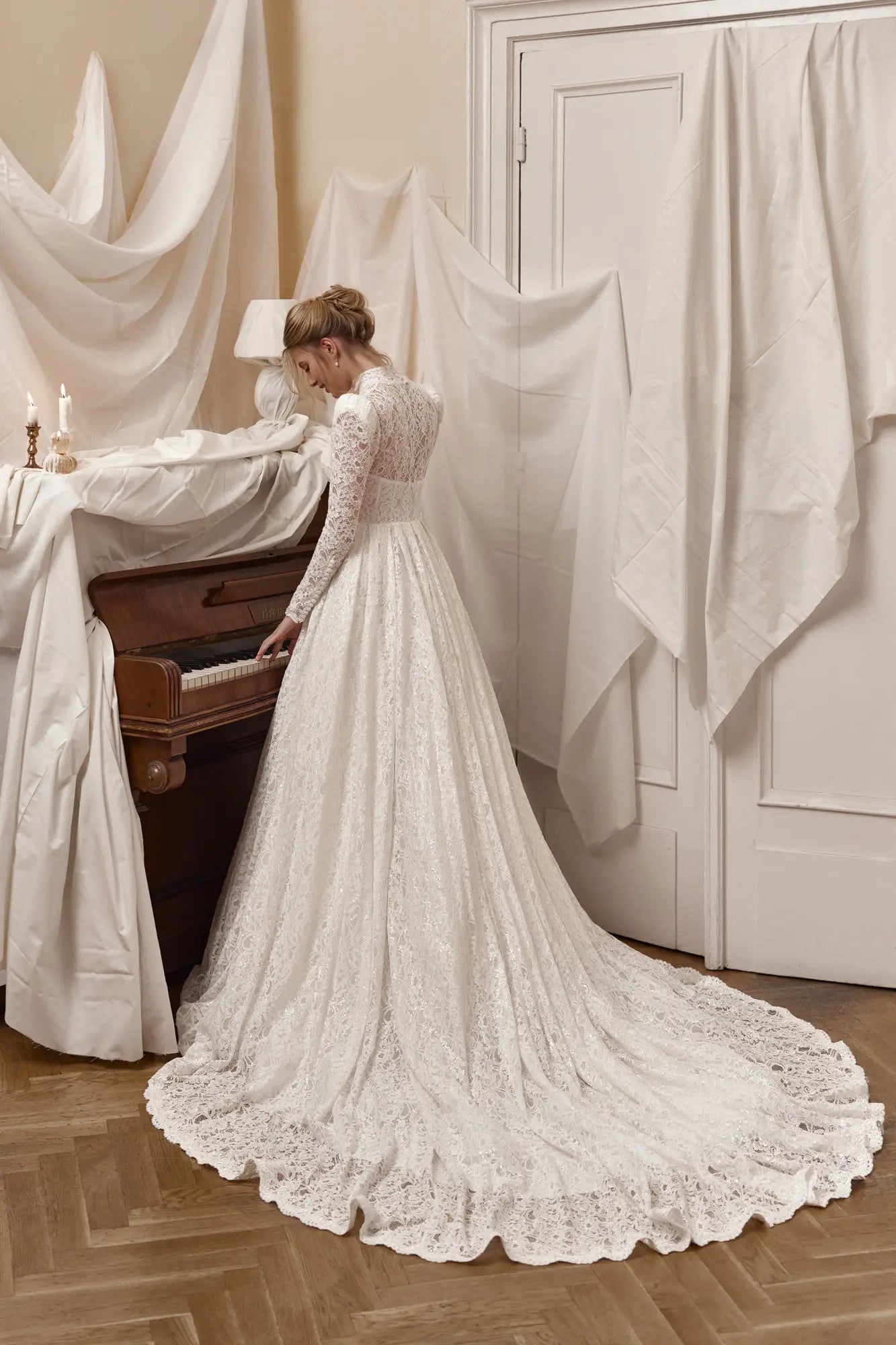 Francesca classic lace wedding gown - violetta - bridal