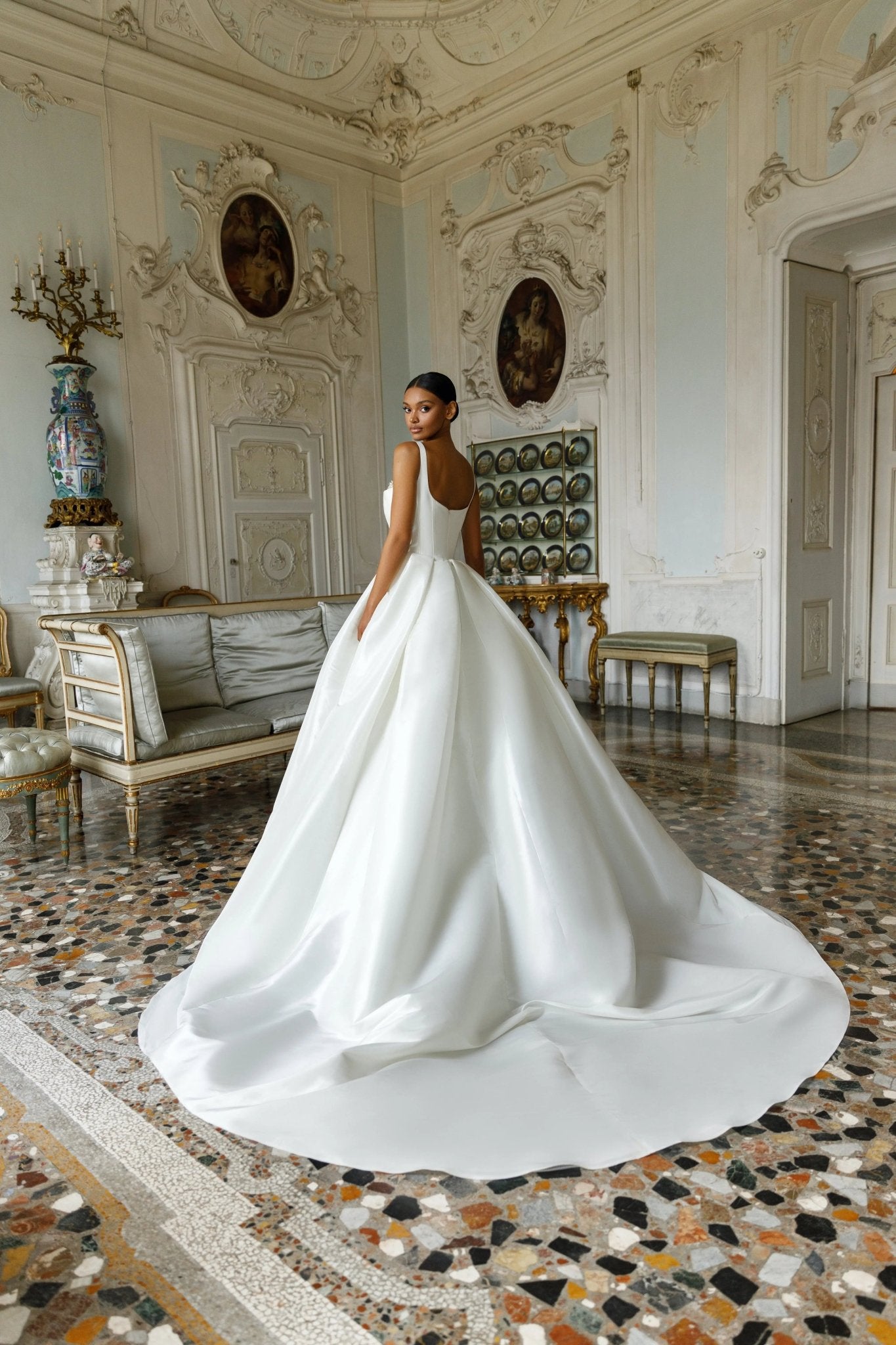 Francis fitted taffeta wedding dress - violetta - bridal