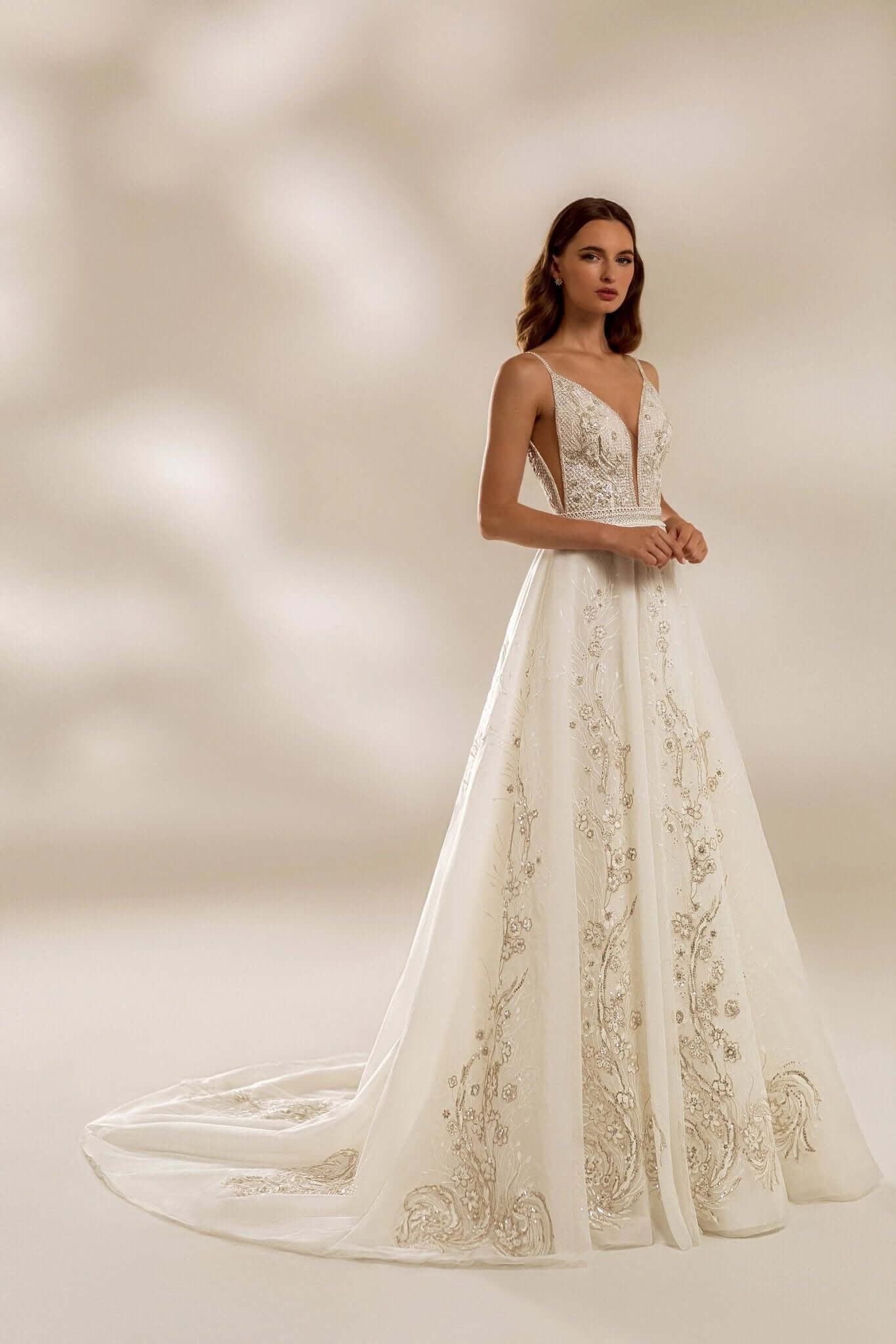 Gabrielle Wedding Dress Timeless Beauty and Modern Grace – violetta-bridal