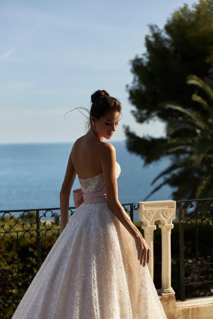 Garnet A - Line wedding dress garnet - violetta - bridal