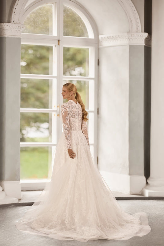 Grace elegant wedding gown - violetta - bridal