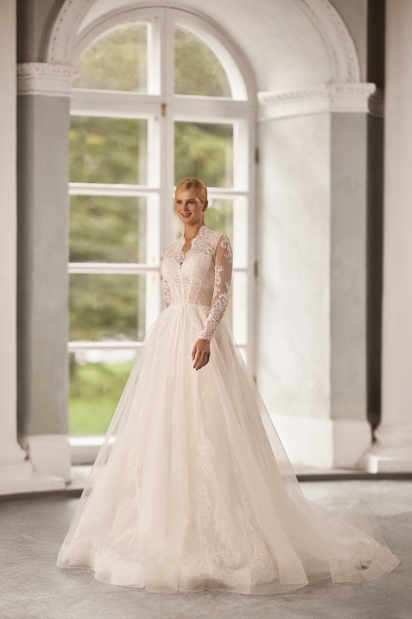 Grace elegant wedding gown - violetta - bridal