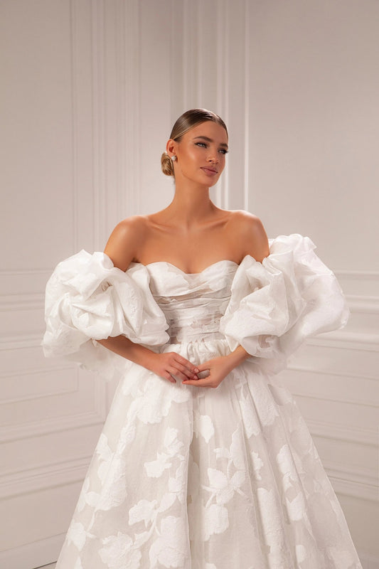 Jolanda princess silhouette dress - violetta - bridal