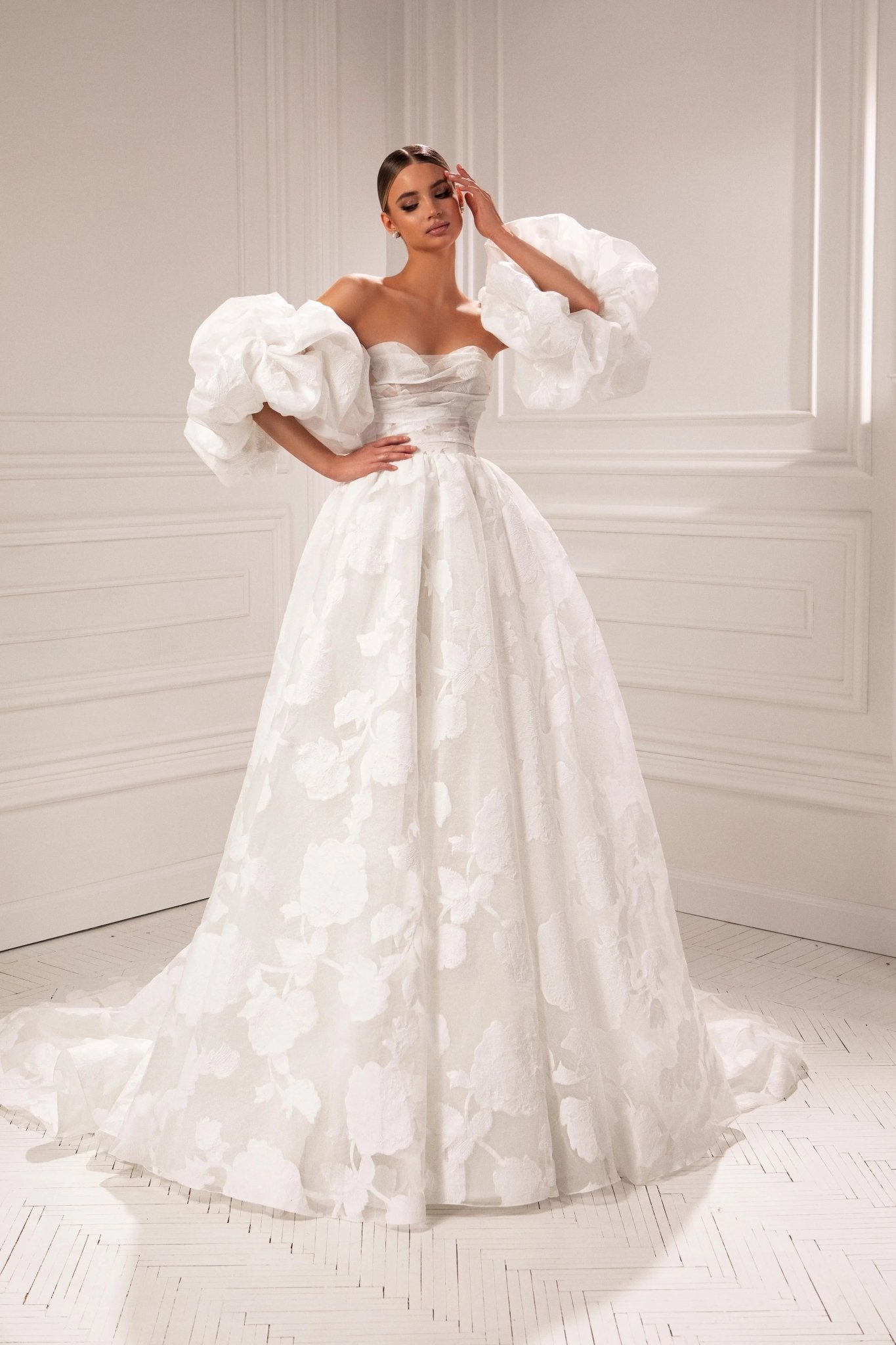 Jolanda princess silhouette dress - violetta - bridal