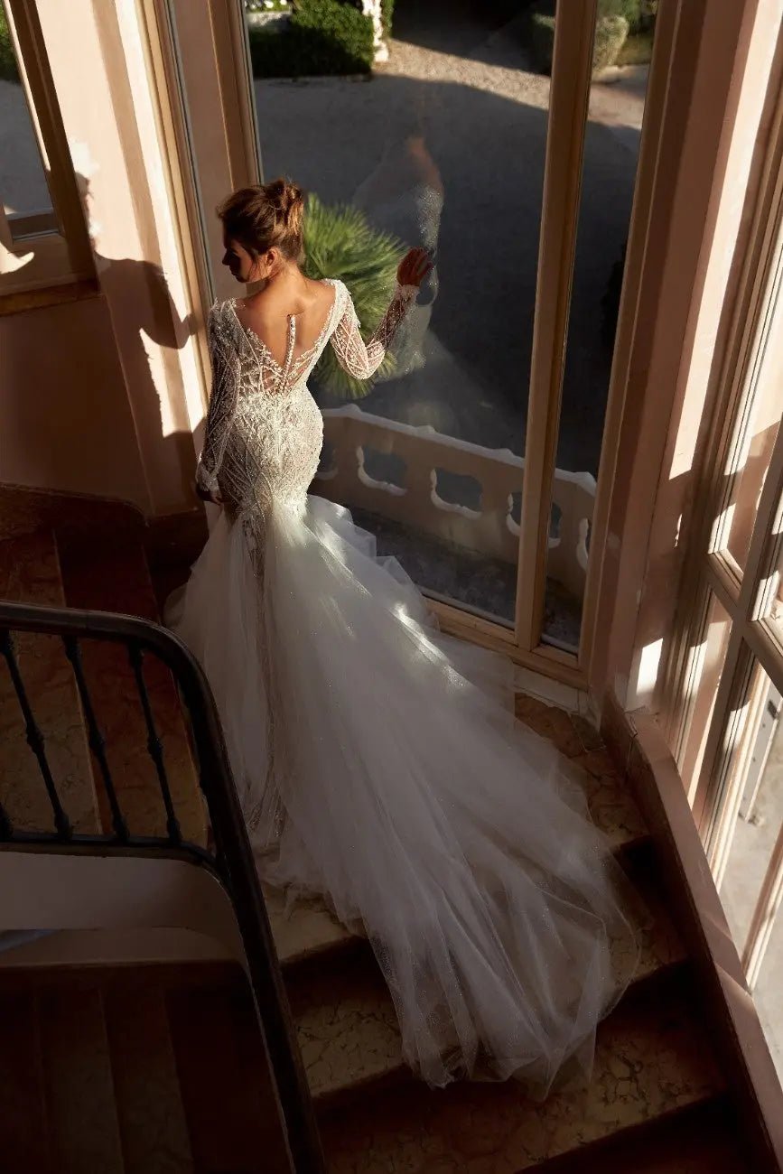 Maggie fitted silhouette bridal dress - violetta - bridal