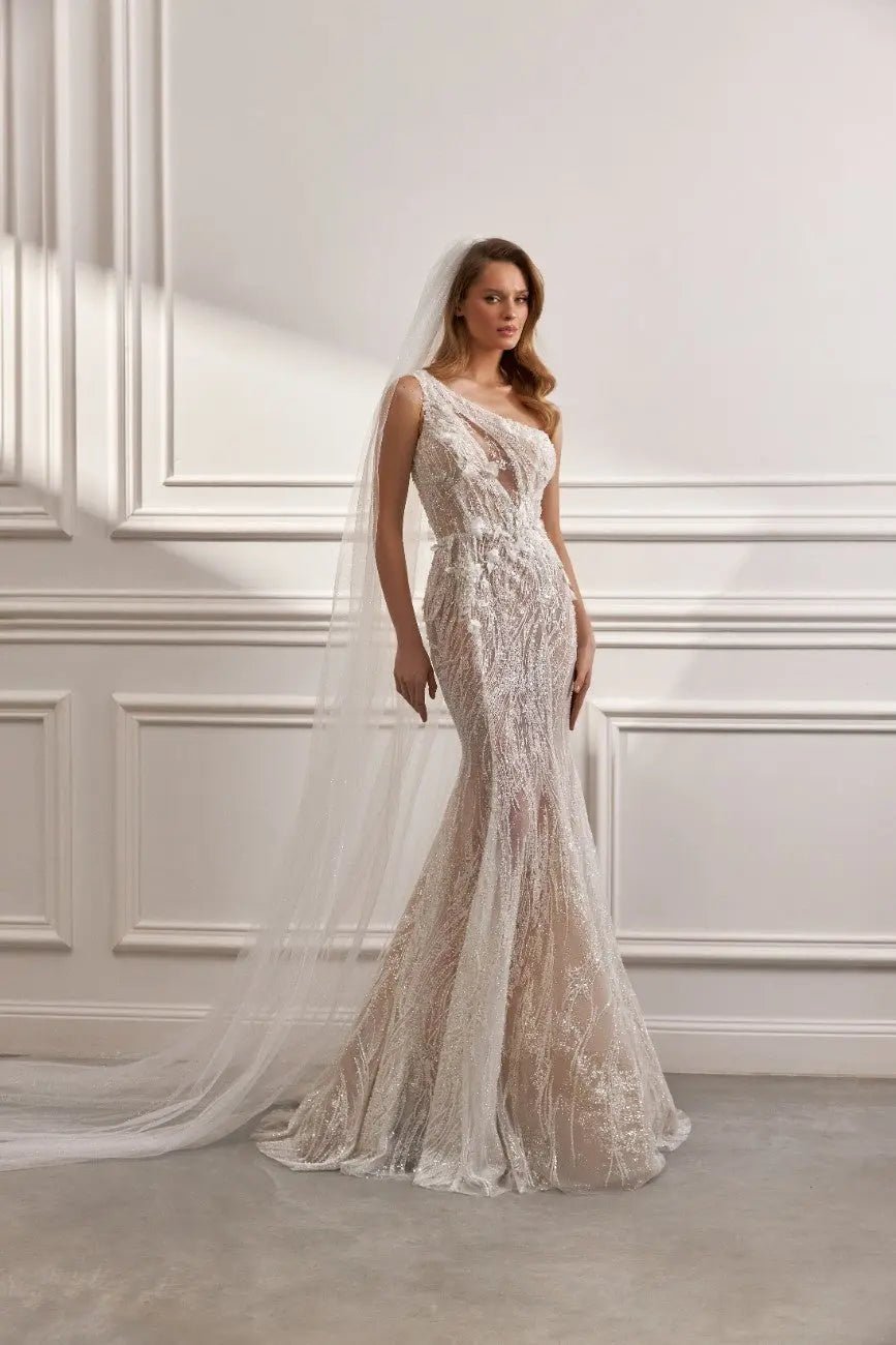 Manuela fitted lace bridal dress - violetta - bridal