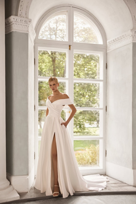 Mariana modern grace wedding gown - violetta - bridal